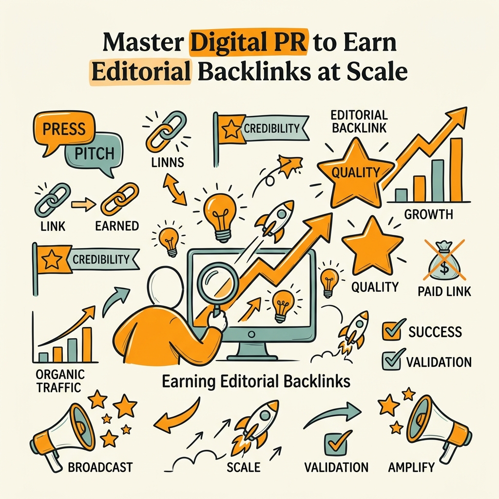 Master Digital PR to Earn Editorial Backlinks at Scale
