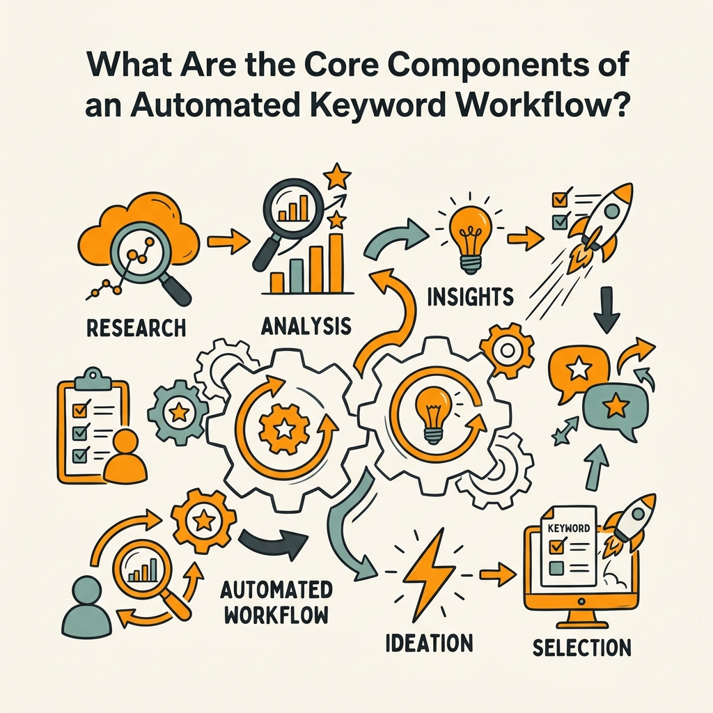 What Are the Core Components of an Automated Keyword Workflow?