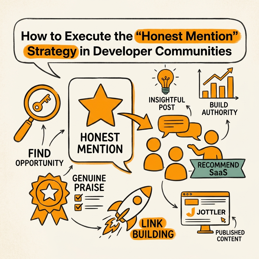 How to Execute the "Honest Mention" Strategy in Developer Communities