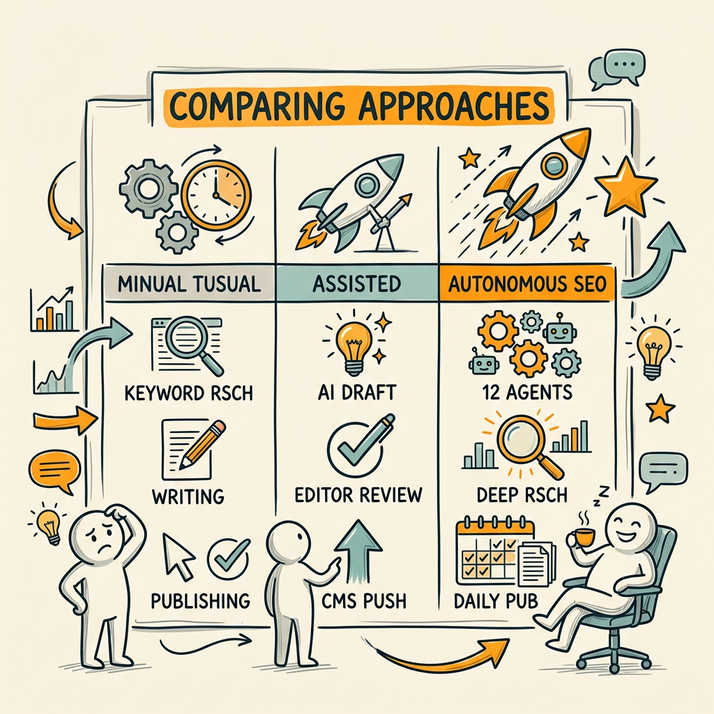 Comparing Automation Approaches