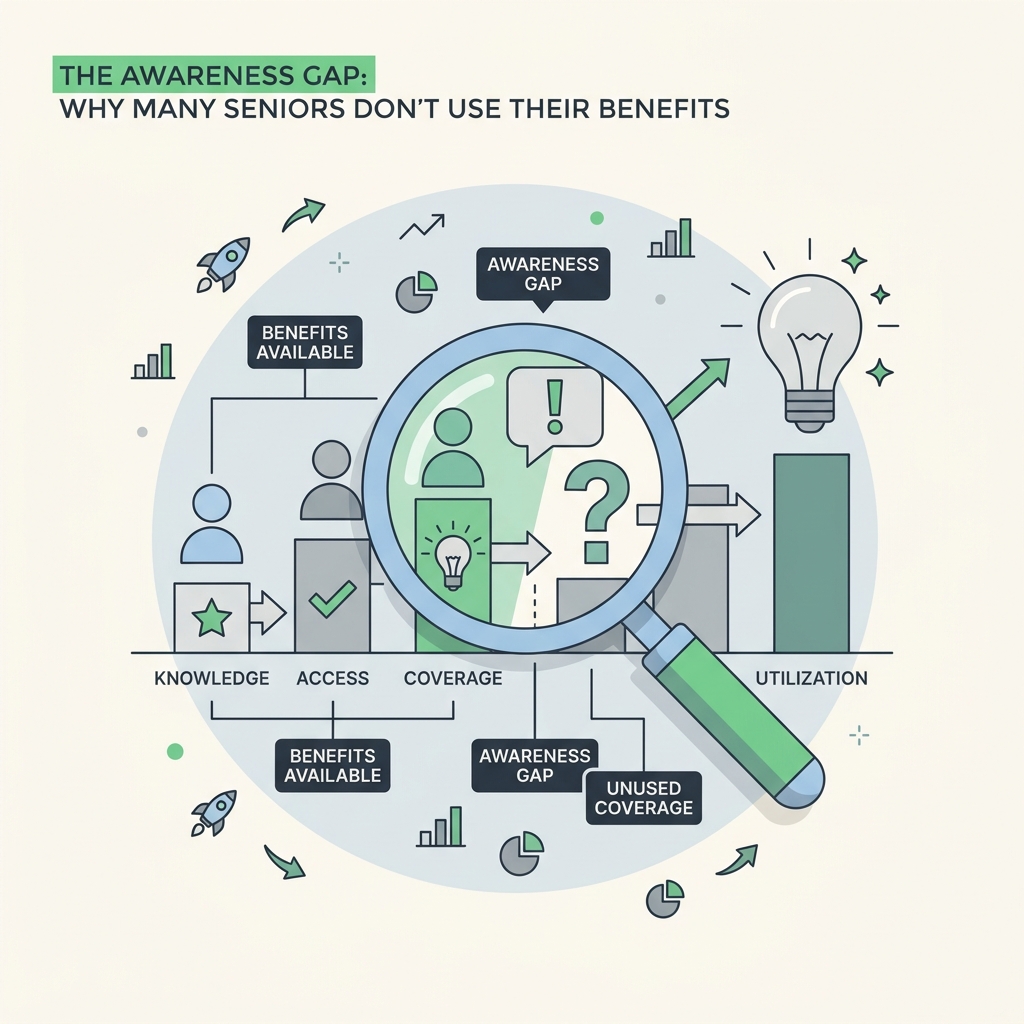 The Awareness Gap: Why Many Seniors Don't Use Their Benefits