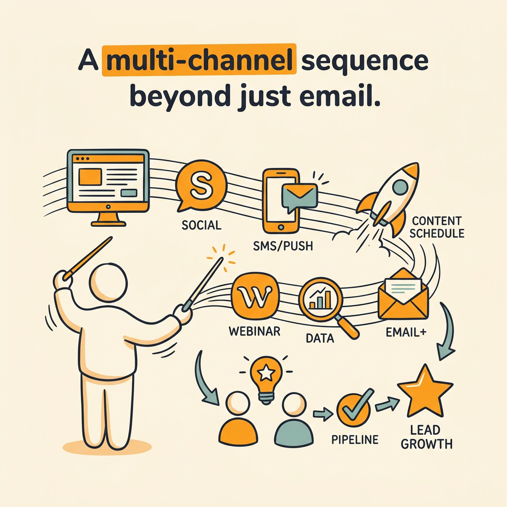 Orchestrating Multi-Channel Sequences Beyond Email