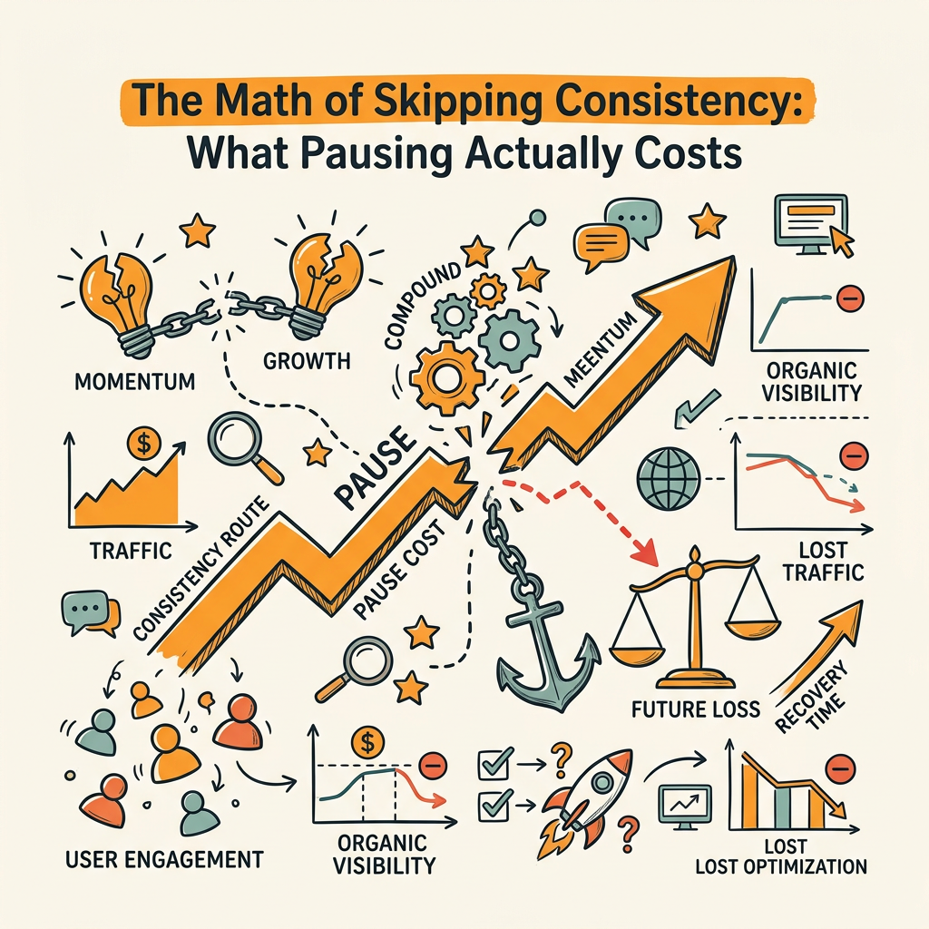 The Math of Skipping Consistency: What Pausing Actually Costs