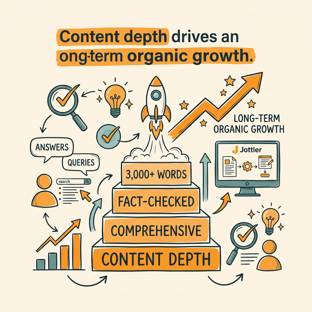 How Does Content Depth Drive Long-Term Organic Growth?