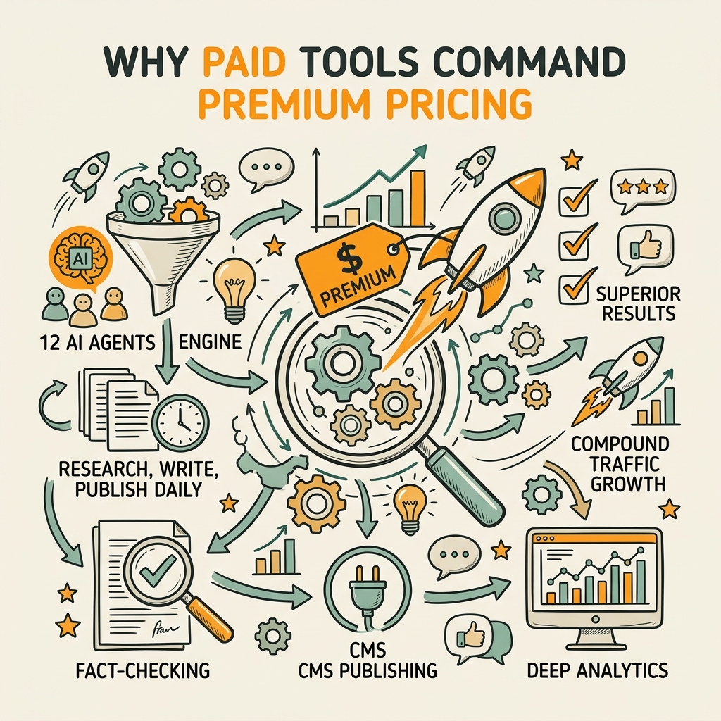 Why Paid Tools Command Premium Pricing