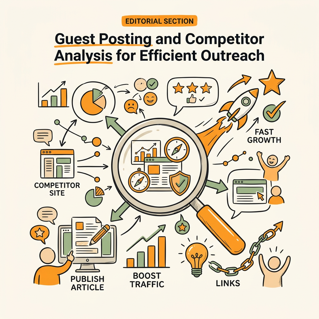 Guest Posting and Competitor Analysis for Efficient Outreach
