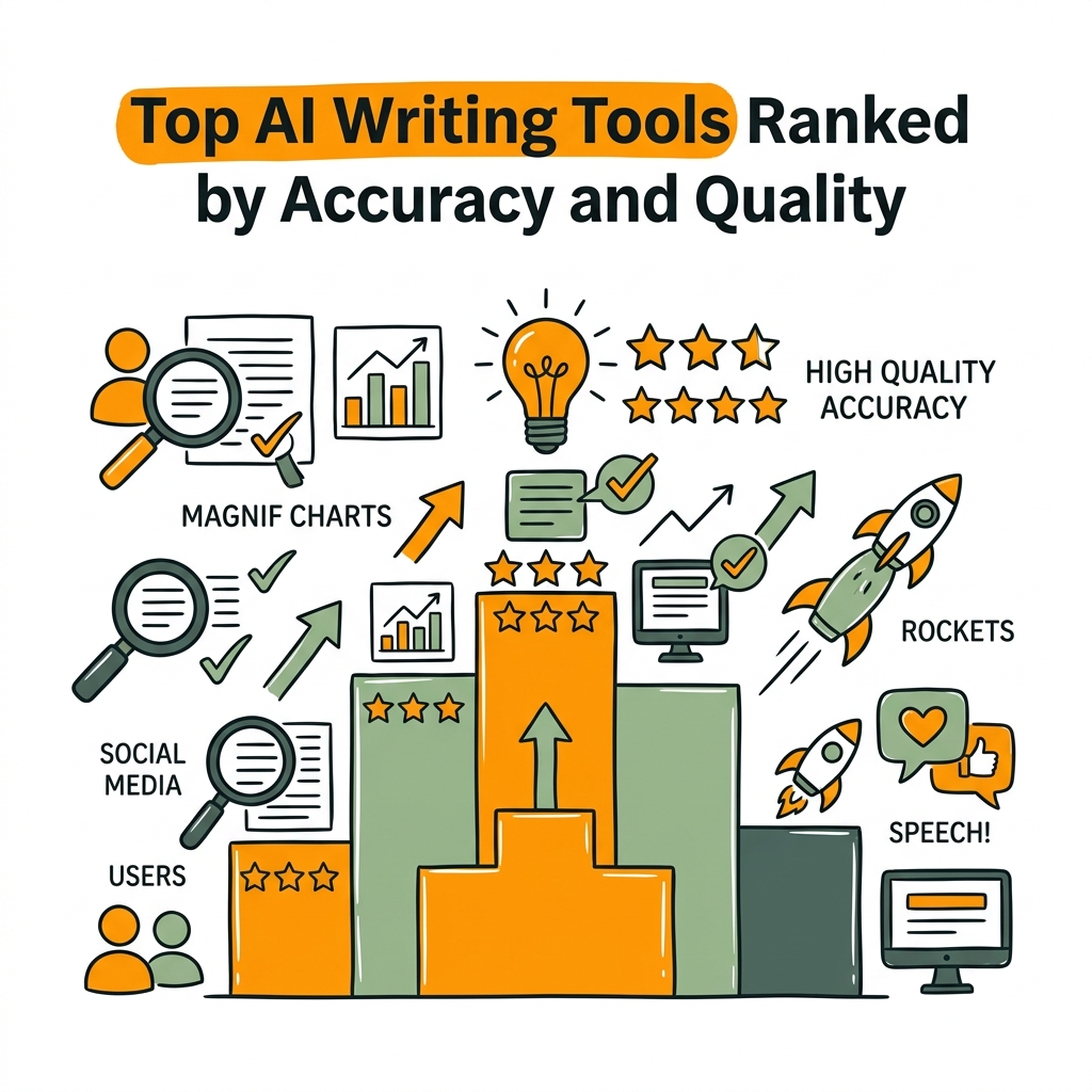 Top AI Writing Tools Ranked by Accuracy and Quality