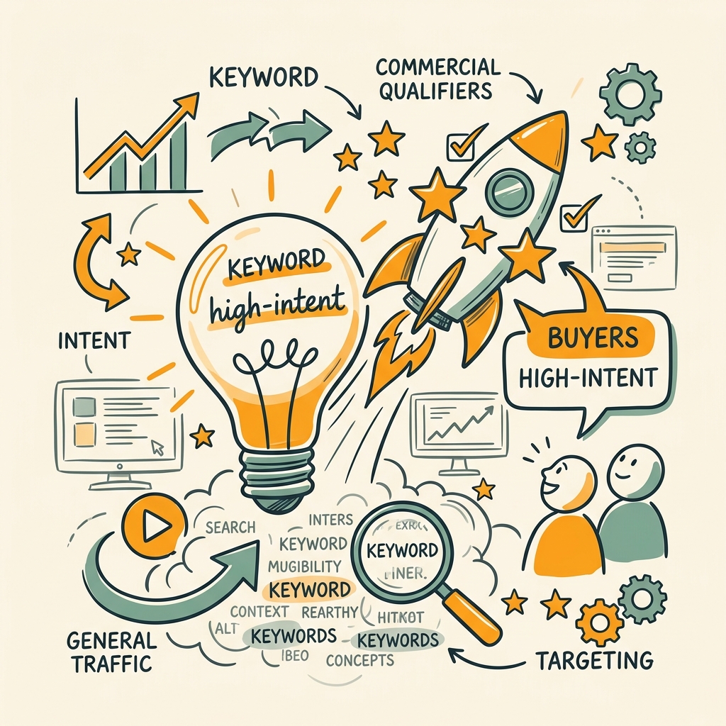 Prioritizing High-Intent Keywords and Commercial Qualifiers