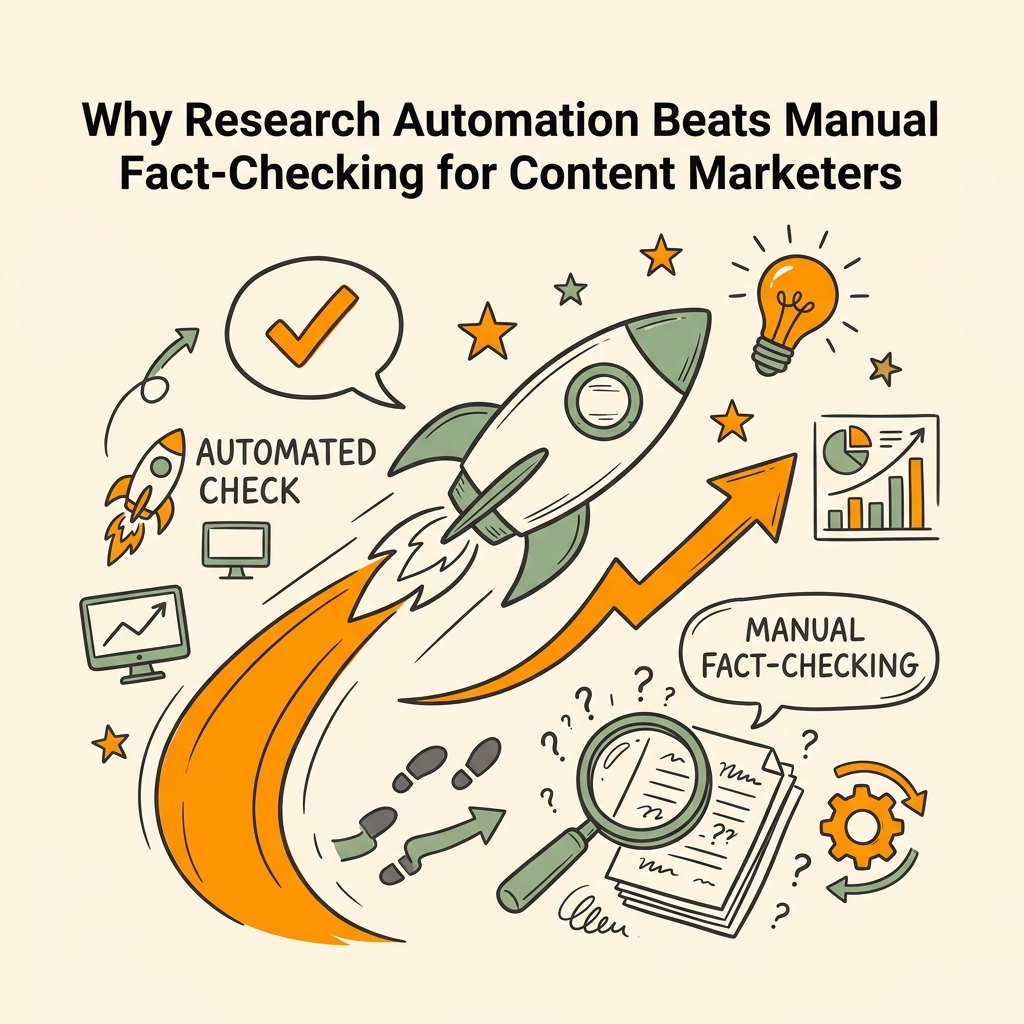 Why Research Automation Beats Manual Fact-Checking for Content Marketers