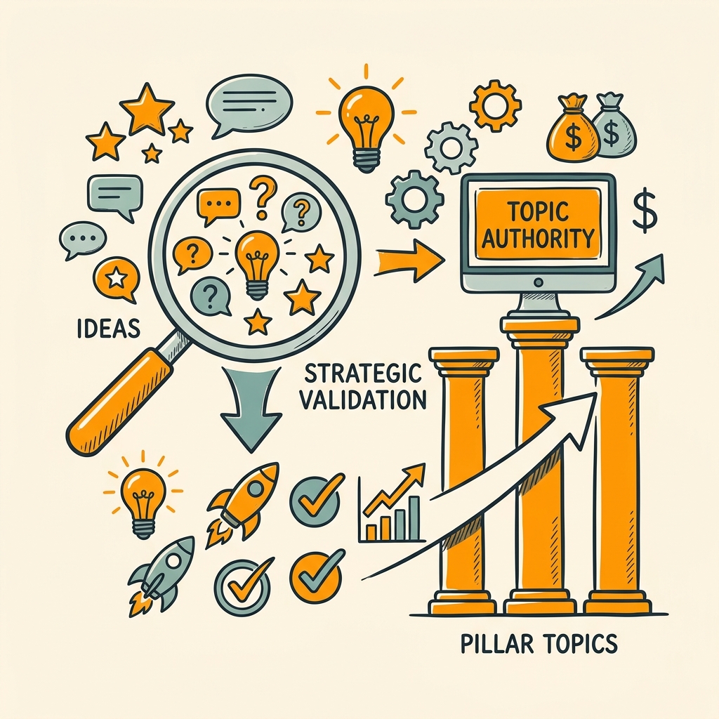 Strategic Validation: Choosing the Right Topics for Pillar Investment