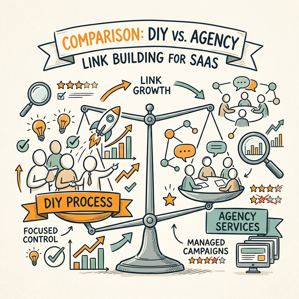 Comparison: DIY vs. Agency Link Building for SaaS