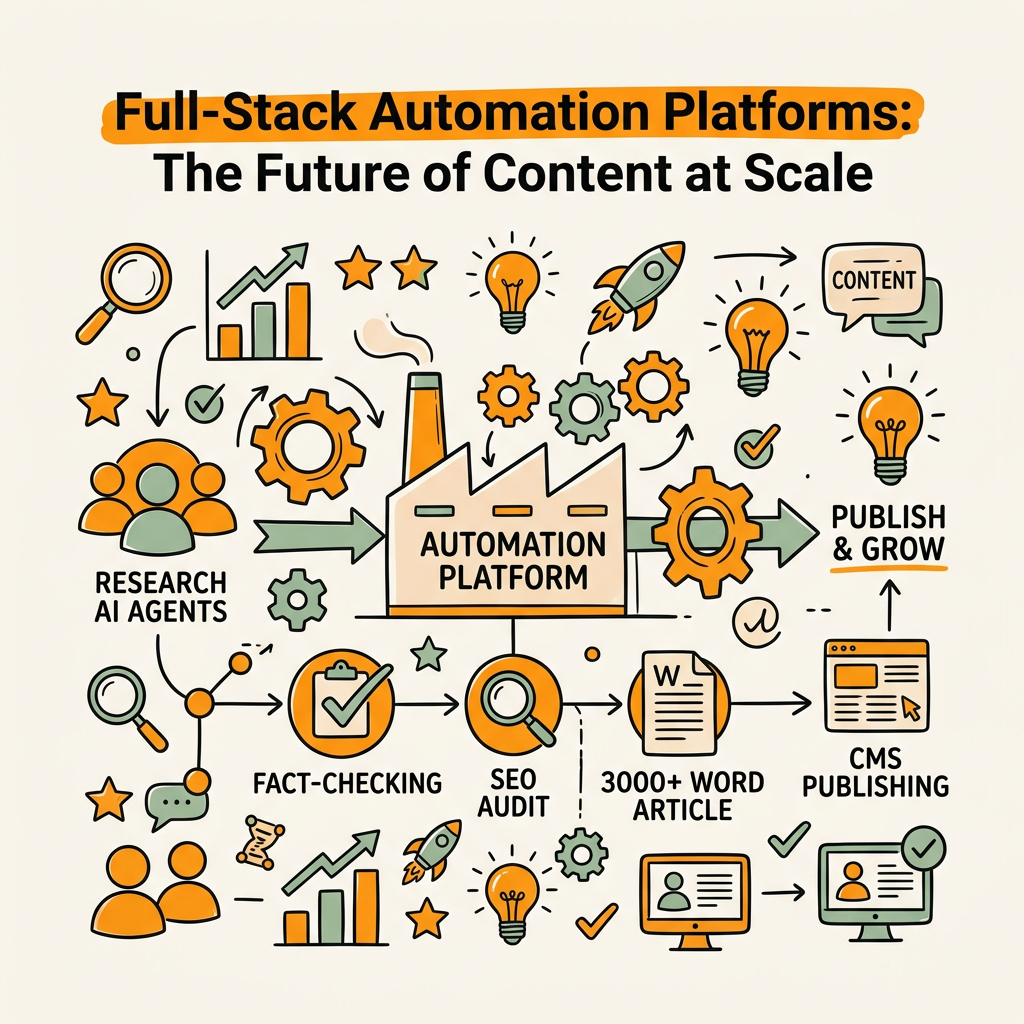 Full-Stack Automation Platforms: The Future of Content at Scale