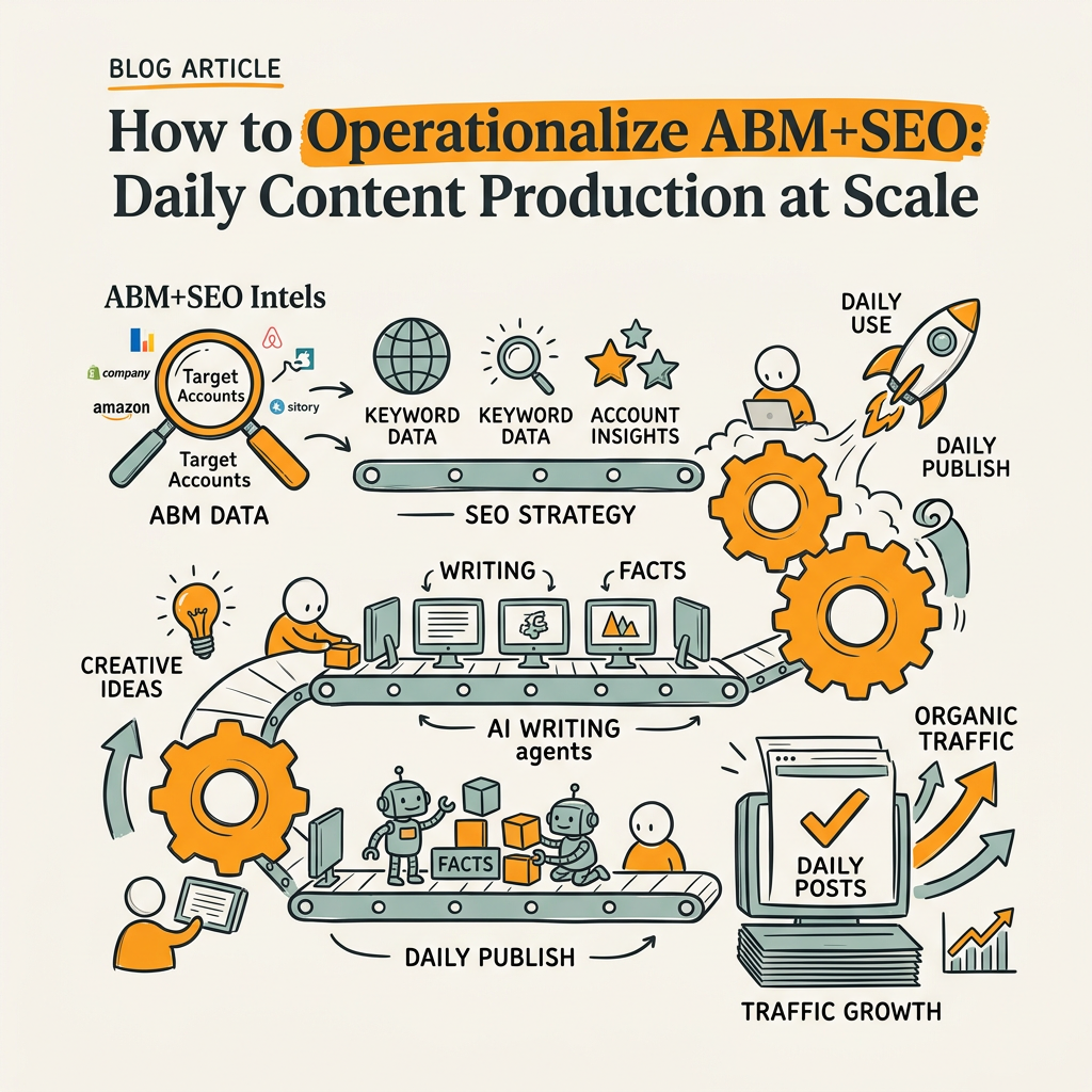 How to Operationalize ABM+SEO: Daily Content Production at Scale