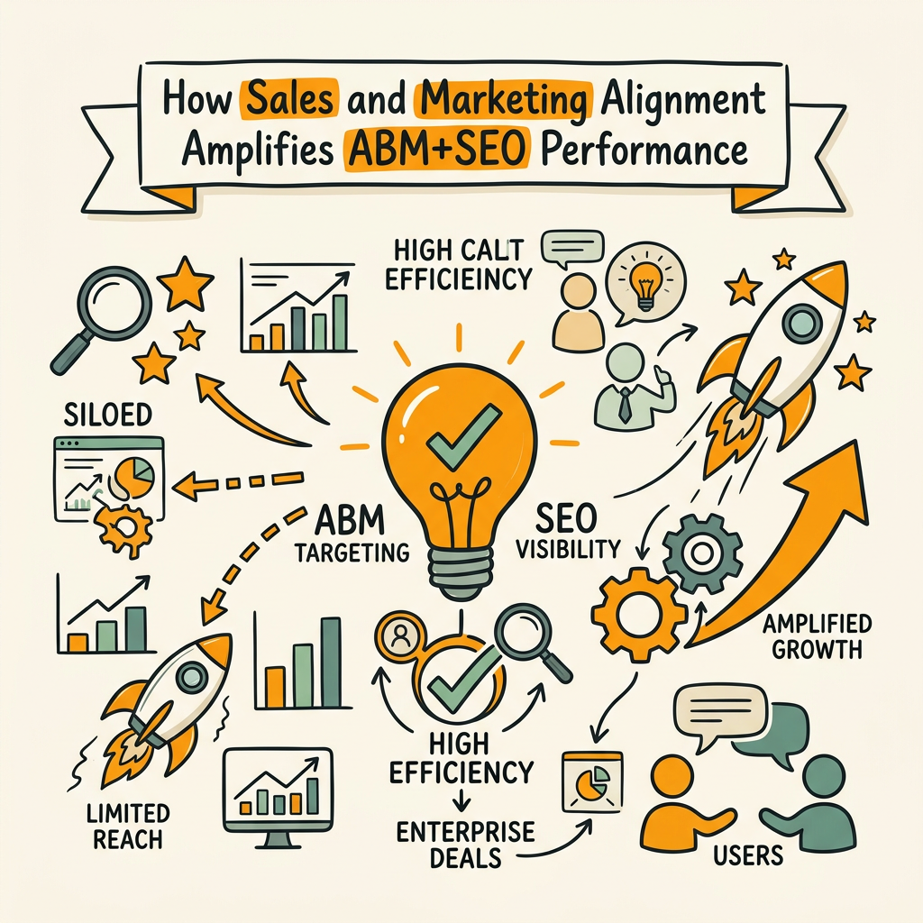 How Sales and Marketing Alignment Amplifies ABM+SEO Performance
