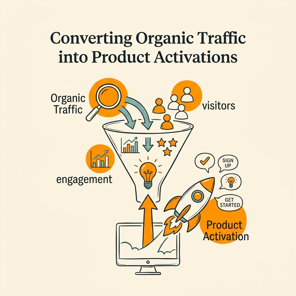Converting Organic Traffic into Product Activations
