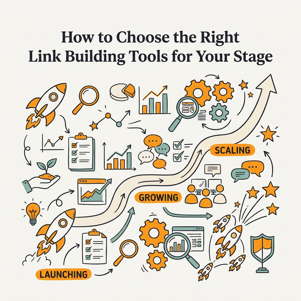 How to Choose the Right Link Building Tools for Your Stage