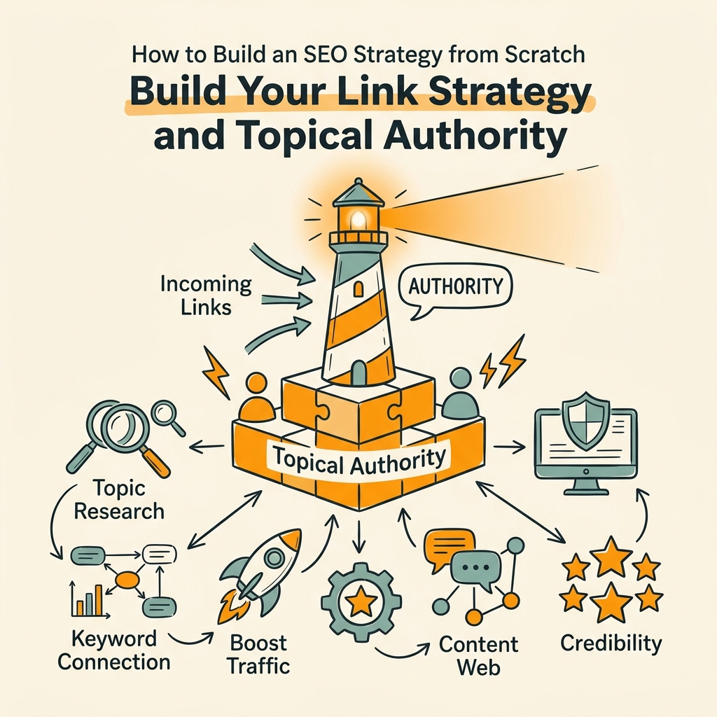 Build Your Link Strategy and Topical Authority