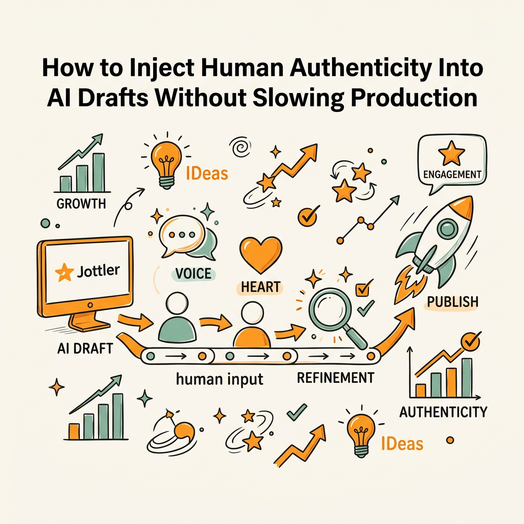 How to Inject Human Authenticity Into AI Drafts Without Slowing Production
