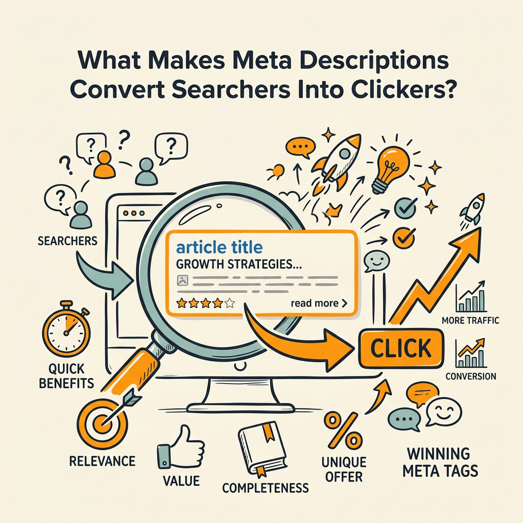 What Makes Meta Descriptions Convert Searchers Into Clickers?