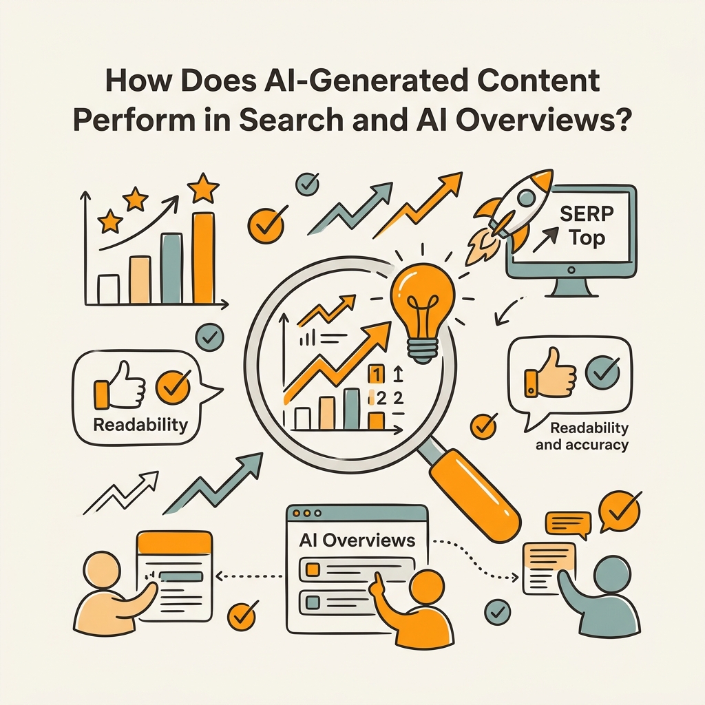 How Does AI-Generated Content Perform in Search and AI Overviews?