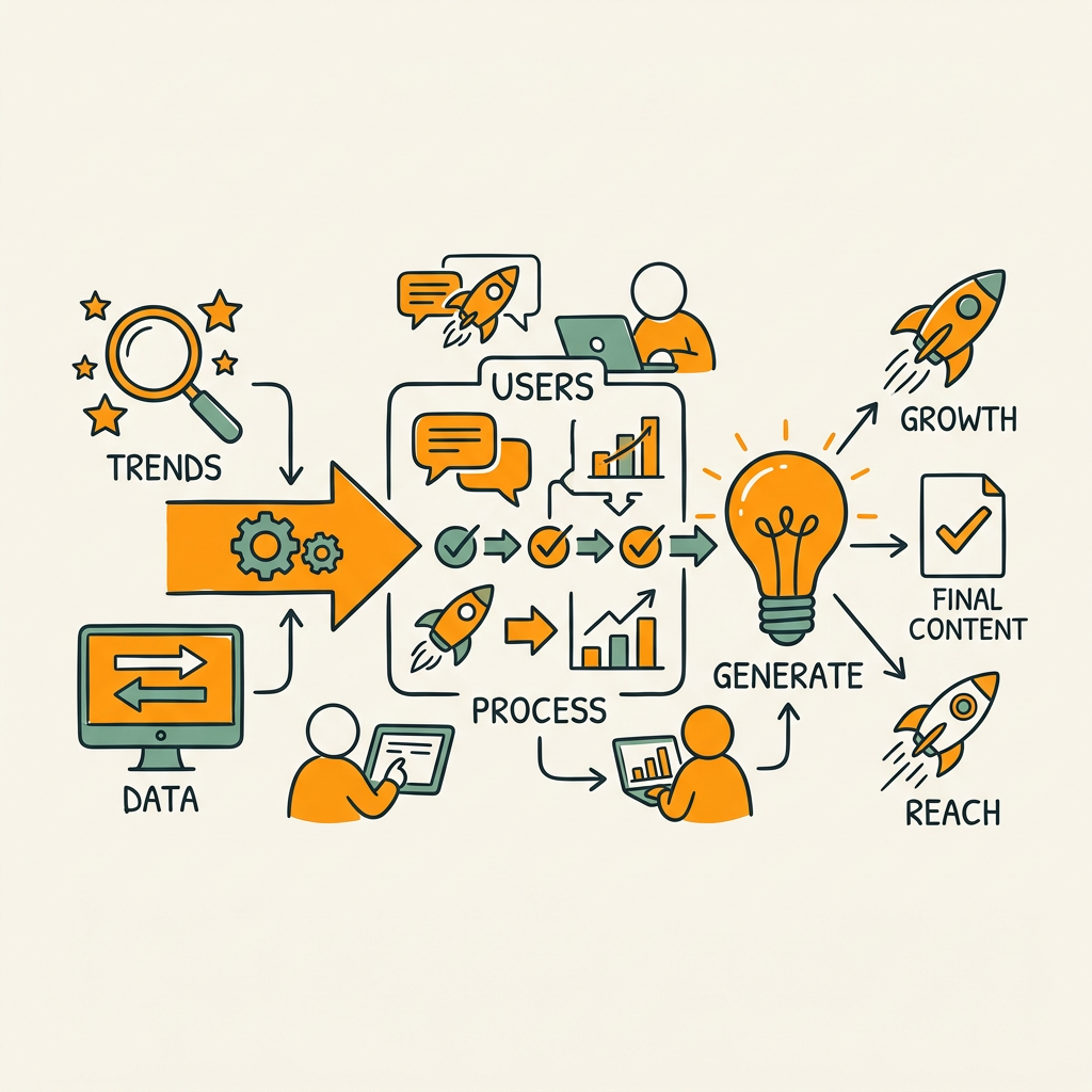 The Multi-Stage Pipeline: How Content Gets Generated