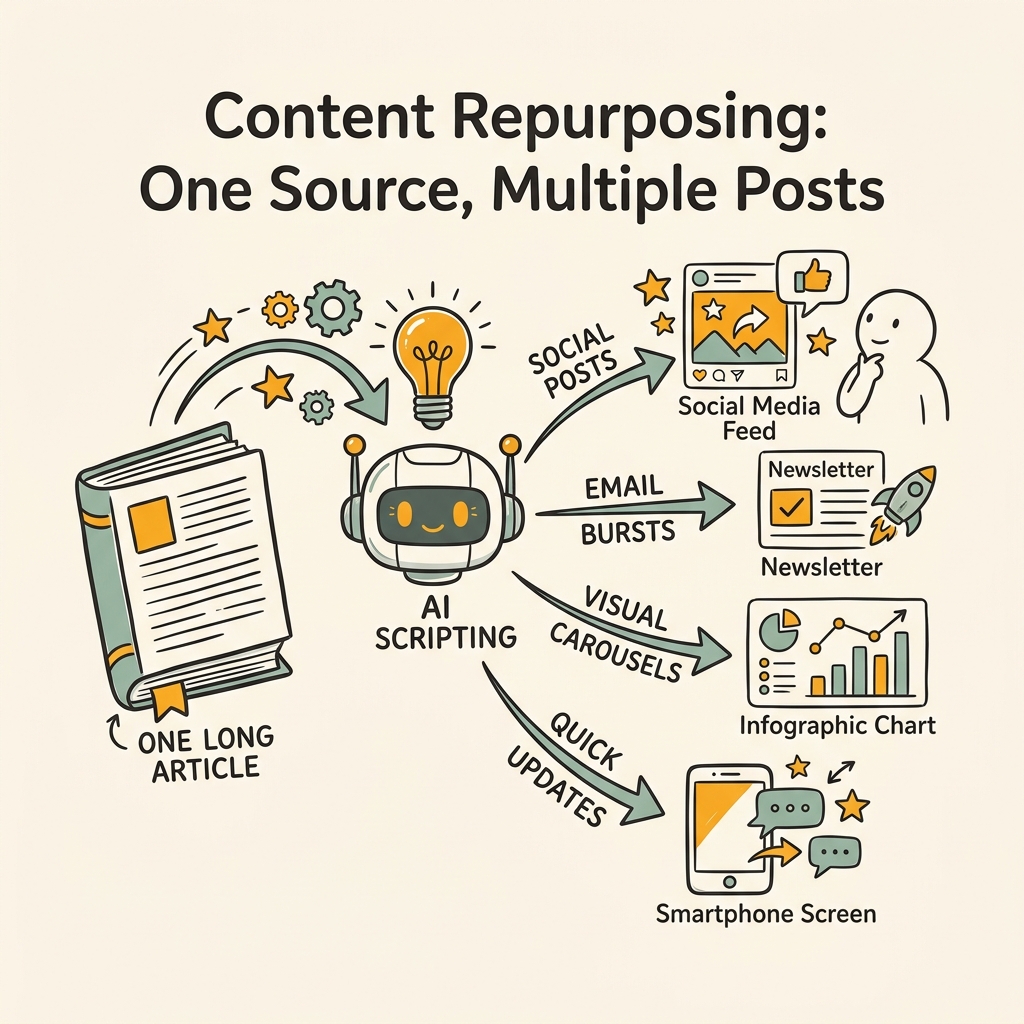Content Repurposing: One Source, Multiple Posts
