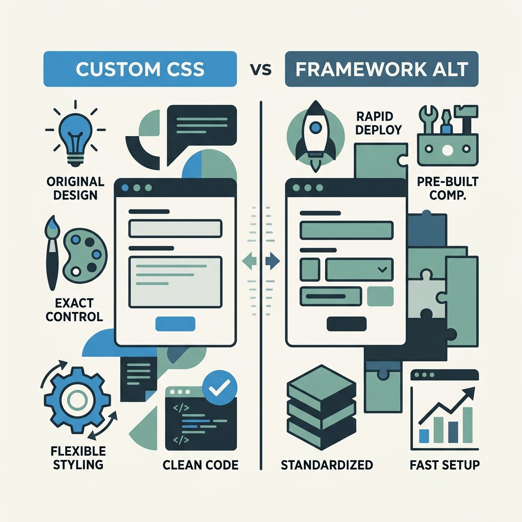 Comparison: Custom CSS Forms vs. Framework Alternatives