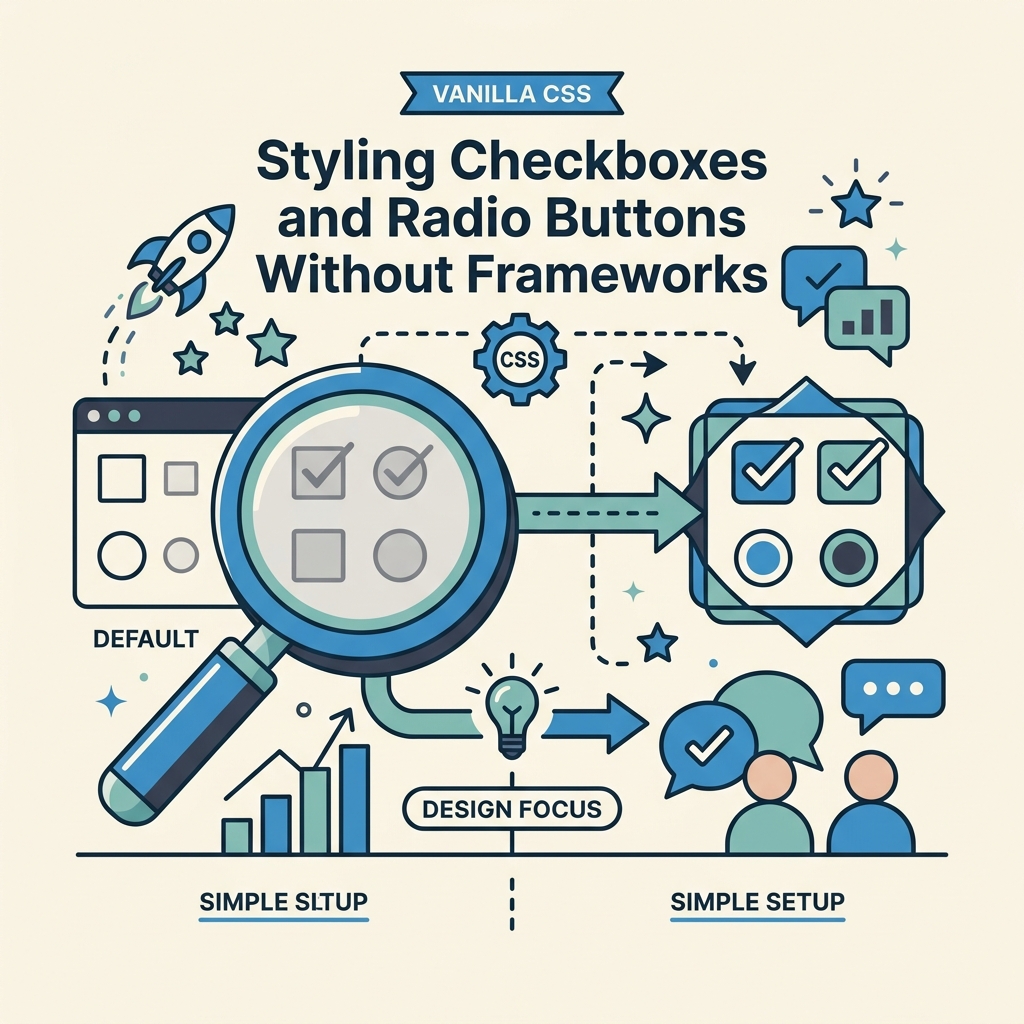 Styling Checkboxes and Radio Buttons Without Frameworks