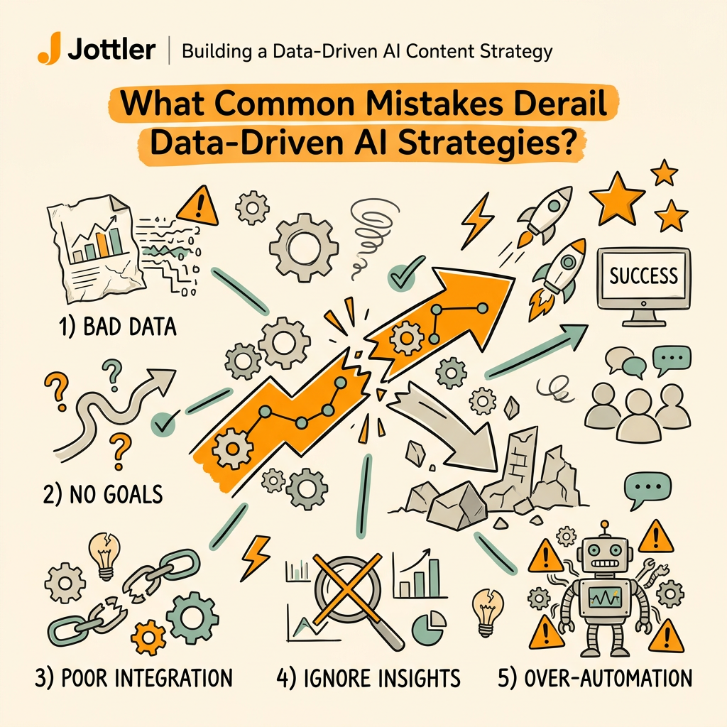 What Common Mistakes Derail Data-Driven AI Strategies?