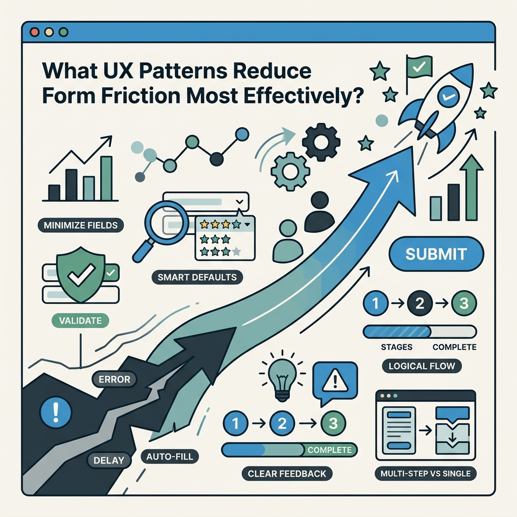 What UX Patterns Reduce Form Friction Most Effectively?