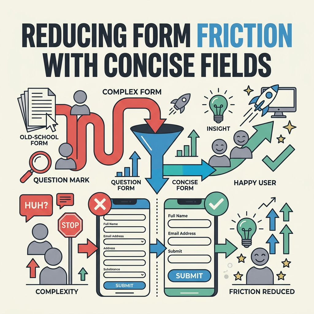 Reducing Form Friction with Concise Fields