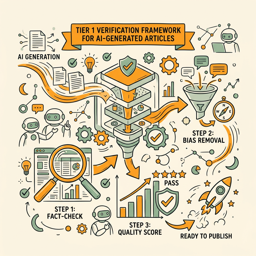 The Tier 1 Verification Framework for AI-Generated Articles