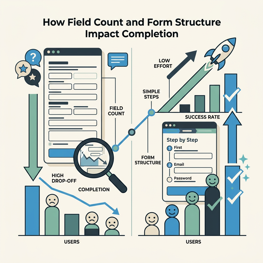 How Field Count and Form Structure Impact Completion