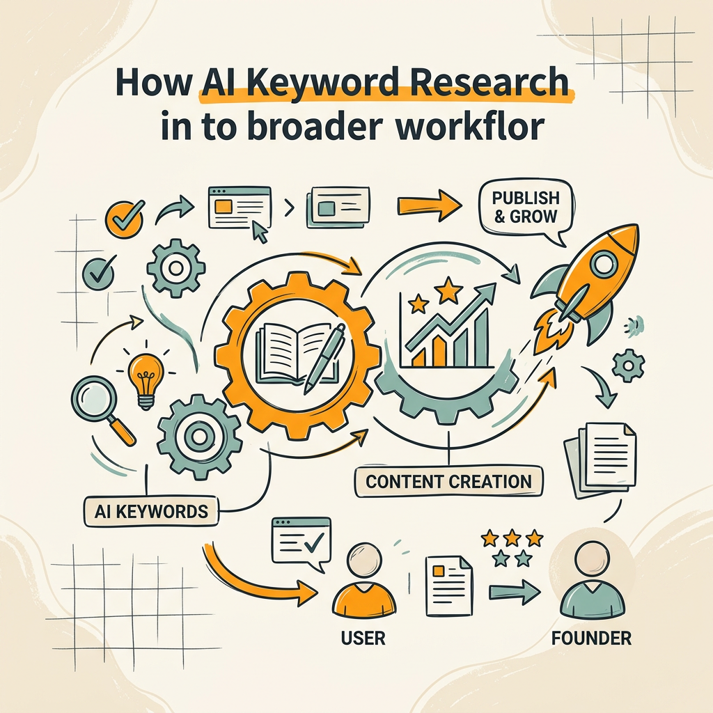 How AI Keyword Research Integrates Into Workflow