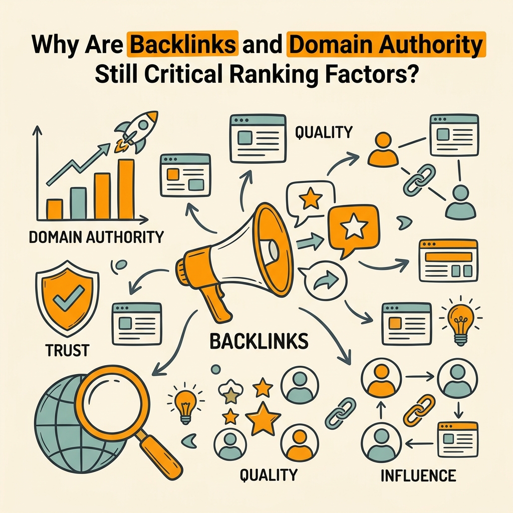 Why Are Backlinks and Domain Authority Still Critical Ranking Factors?