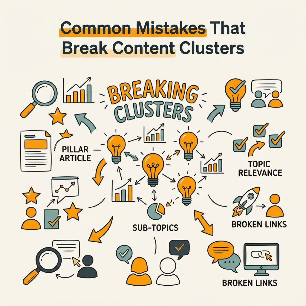 Common Mistakes That Break Content Clusters