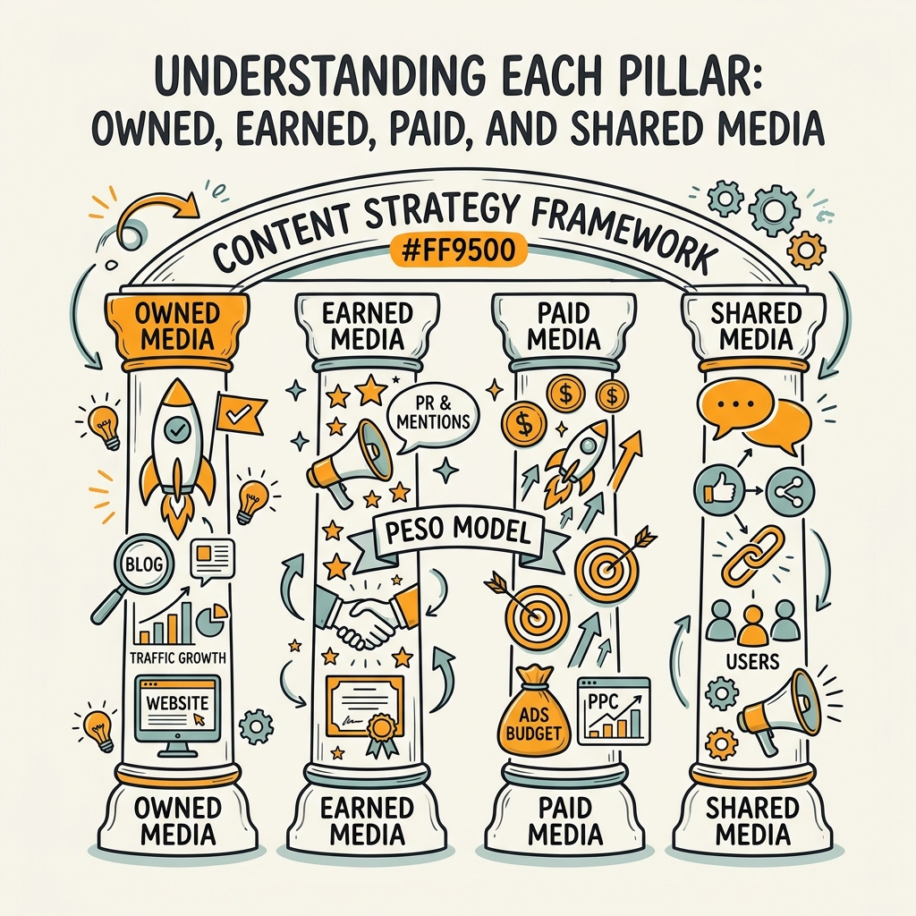 Understanding Each Pillar: Owned, Earned, Paid, and Shared Media