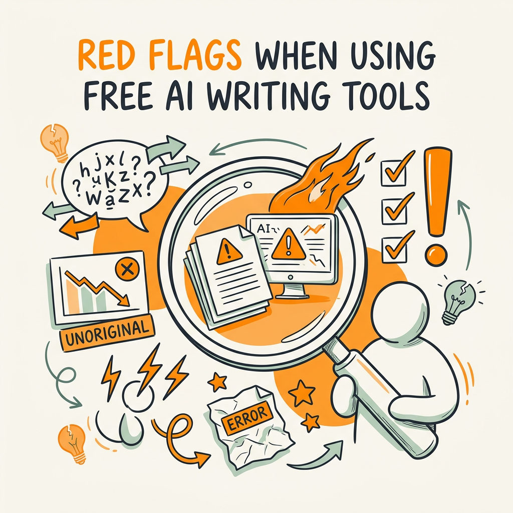 Red Flags When Using Free AI Writing Tools