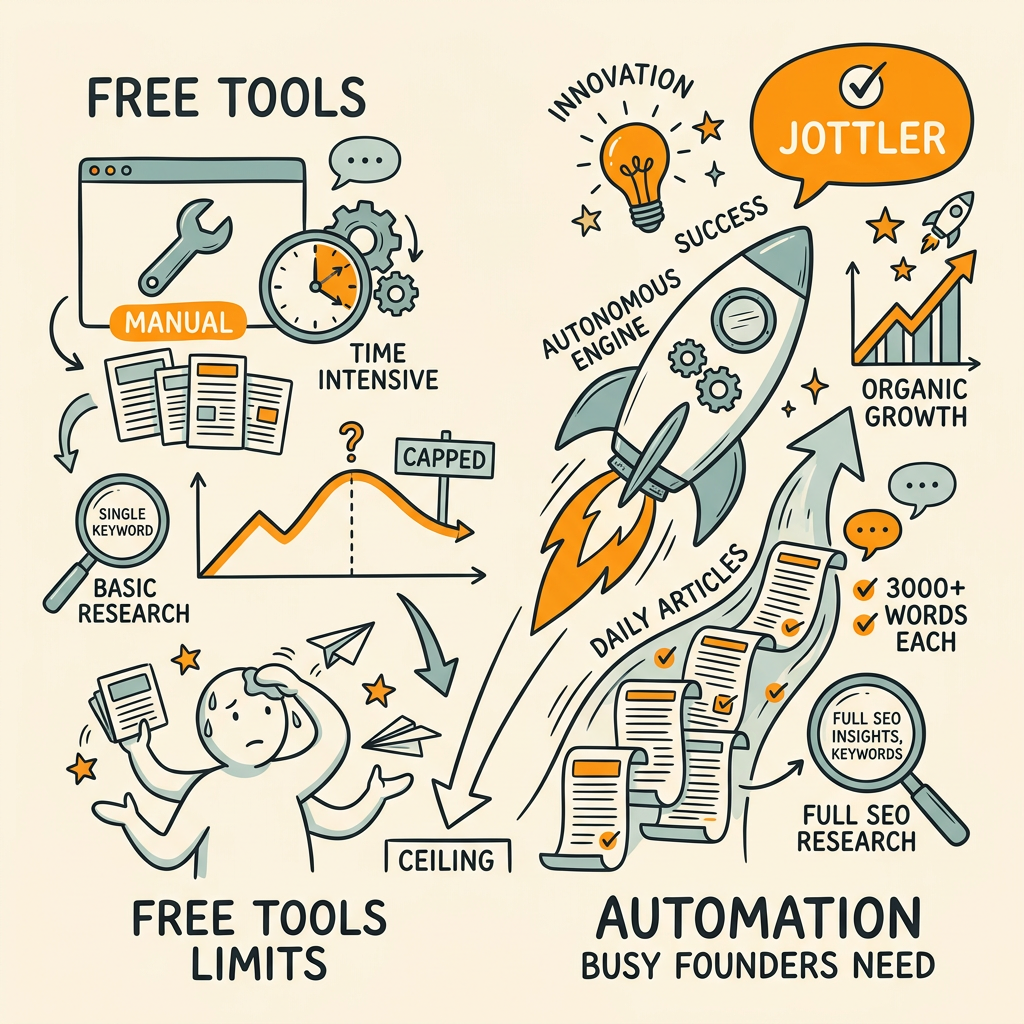 When Free Tools Hit Their Limits: Why Busy Founders Need Automation