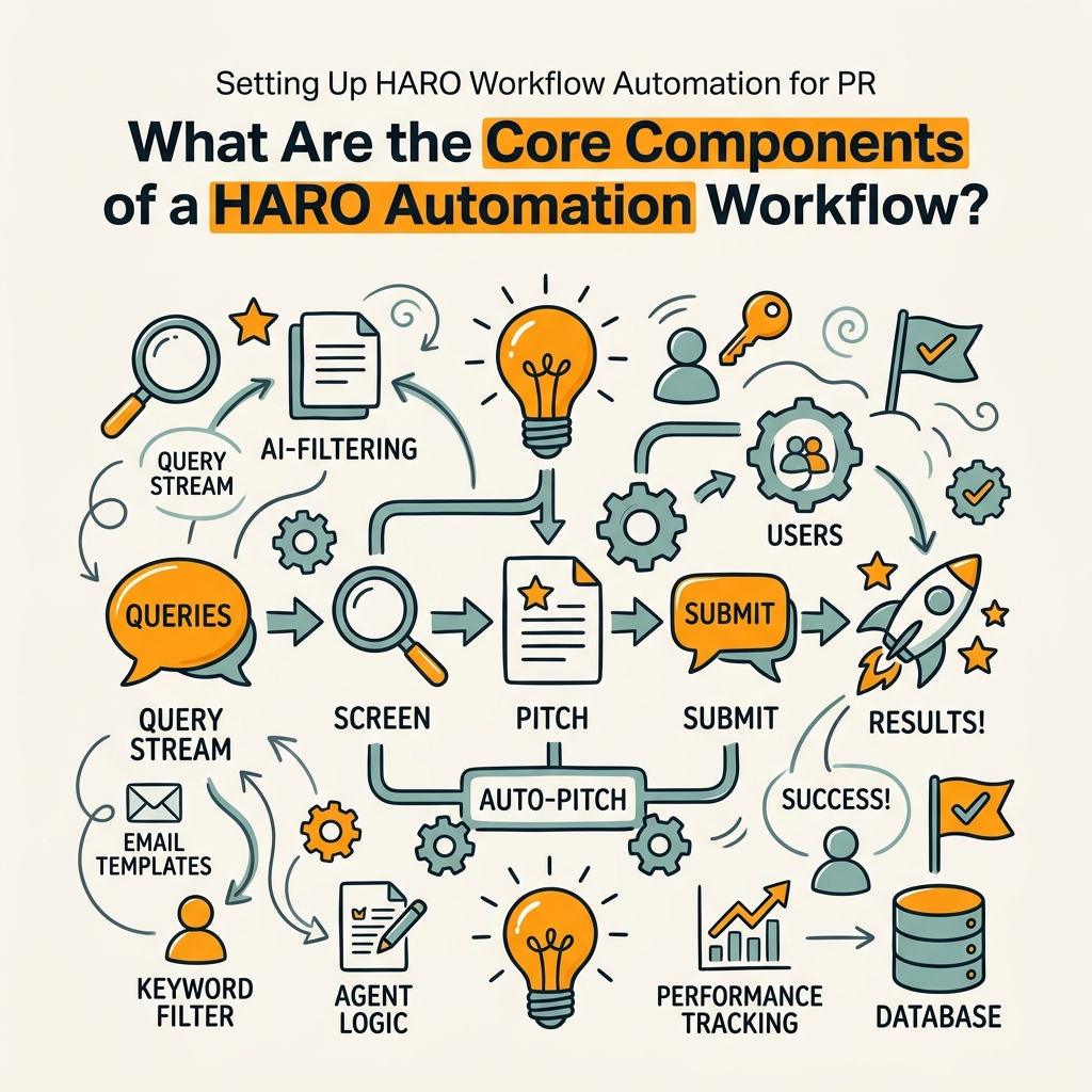 What Are the Core Components of a HARO Automation Workflow?