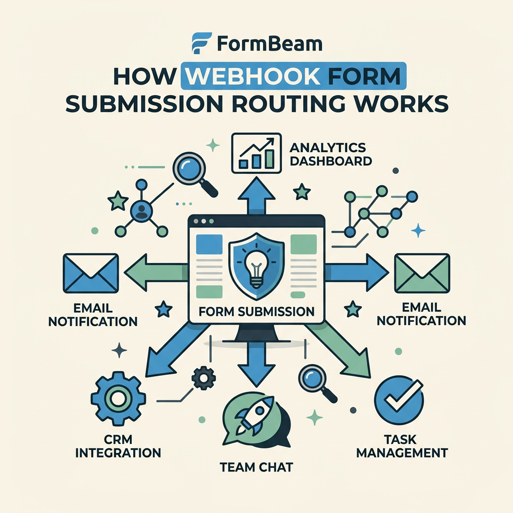 How Webhook Form Submission Routing Works