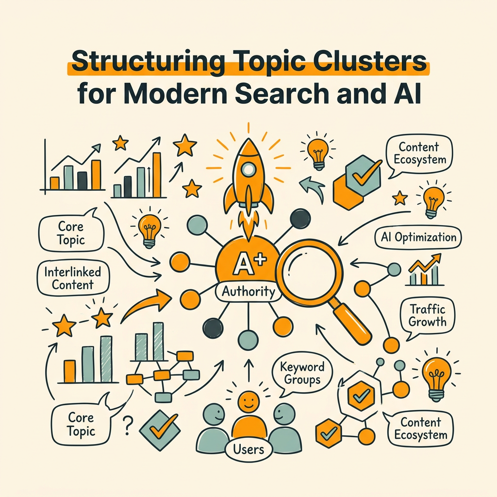 Structuring Topic Clusters for Modern Search and AI