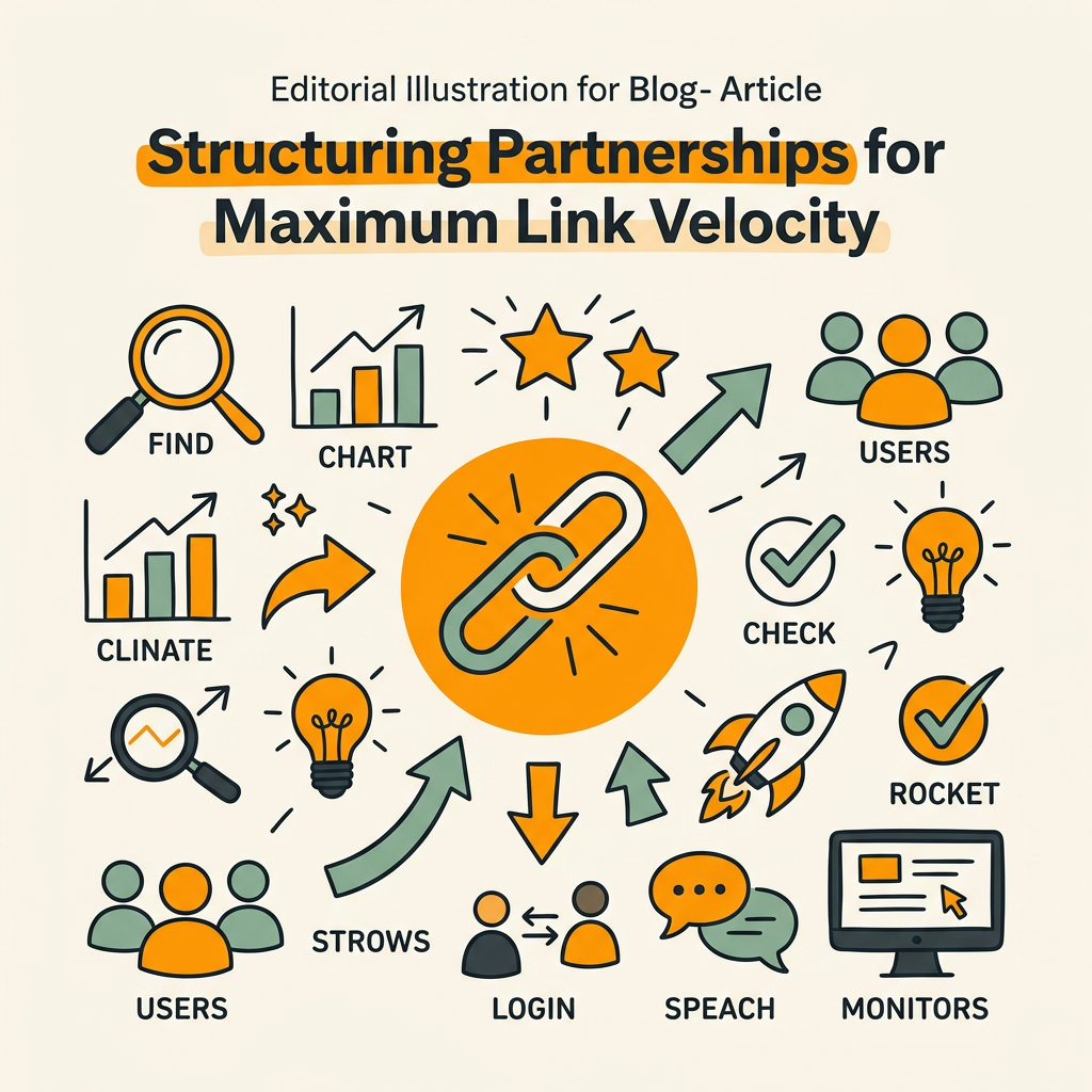 Structuring Partnerships for Maximum Link Velocity