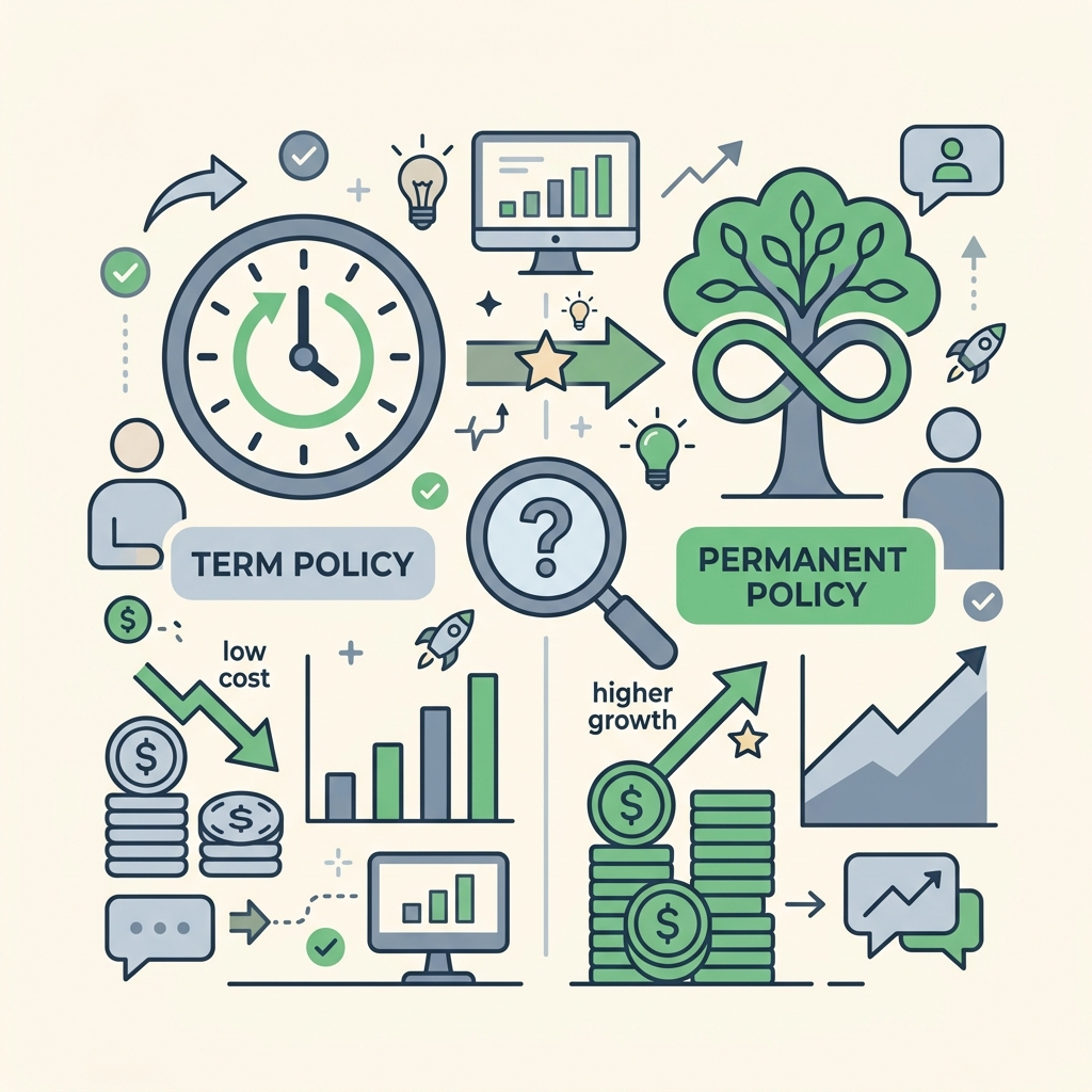 How Do Term and Permanent Policies Compare in Cost and Coverage?