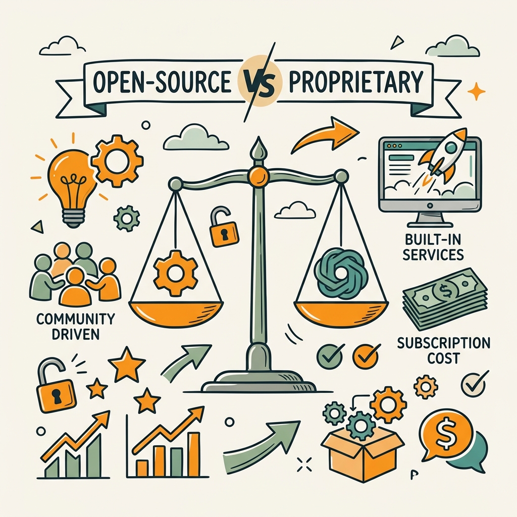 Comparison: Open-Source vs. Proprietary AI Writing Tools