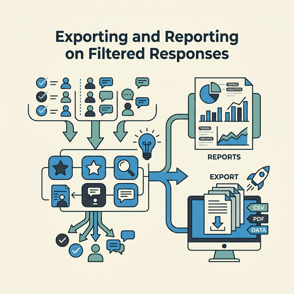 Exporting and Reporting on Filtered Responses