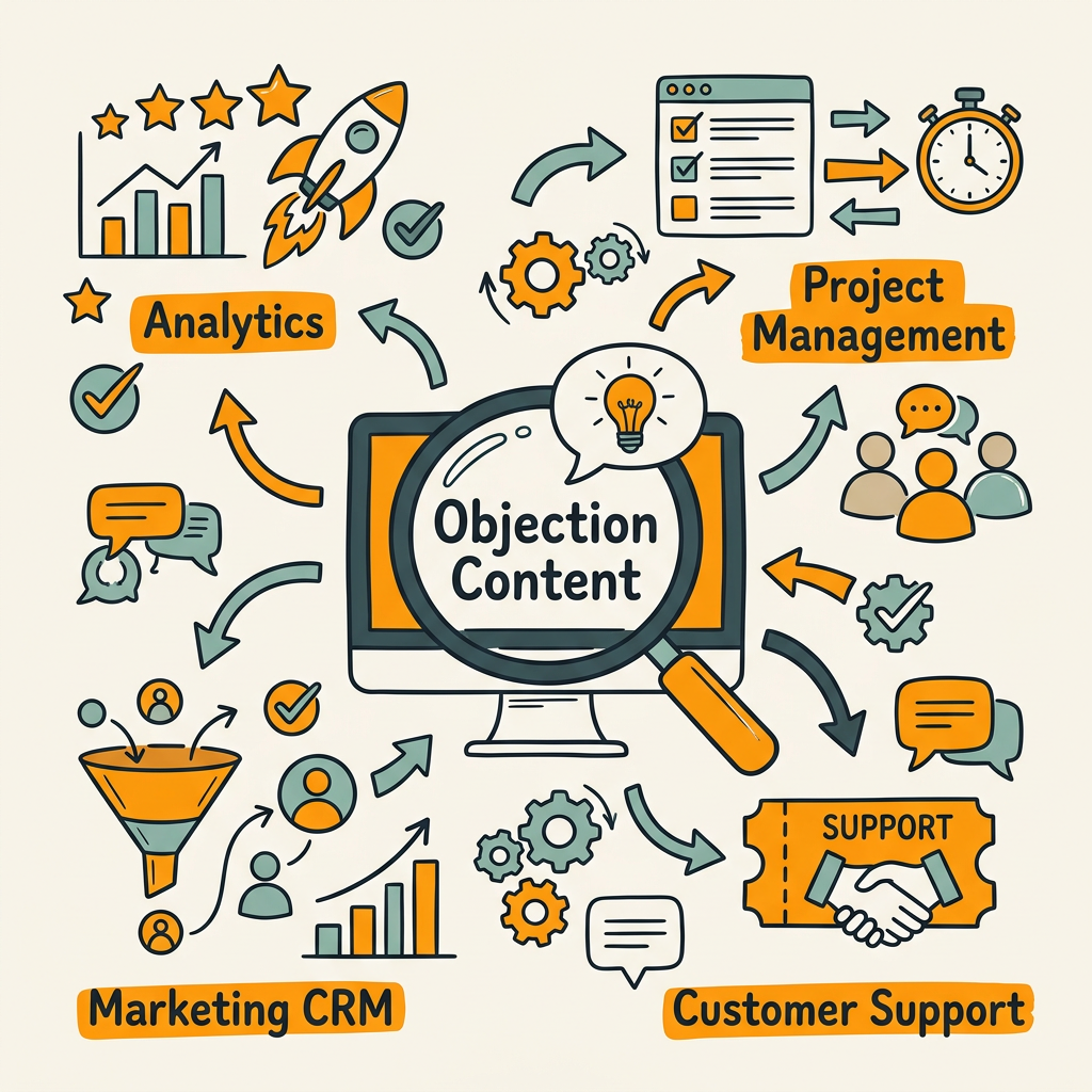 Common Objection Content Examples by SaaS Category