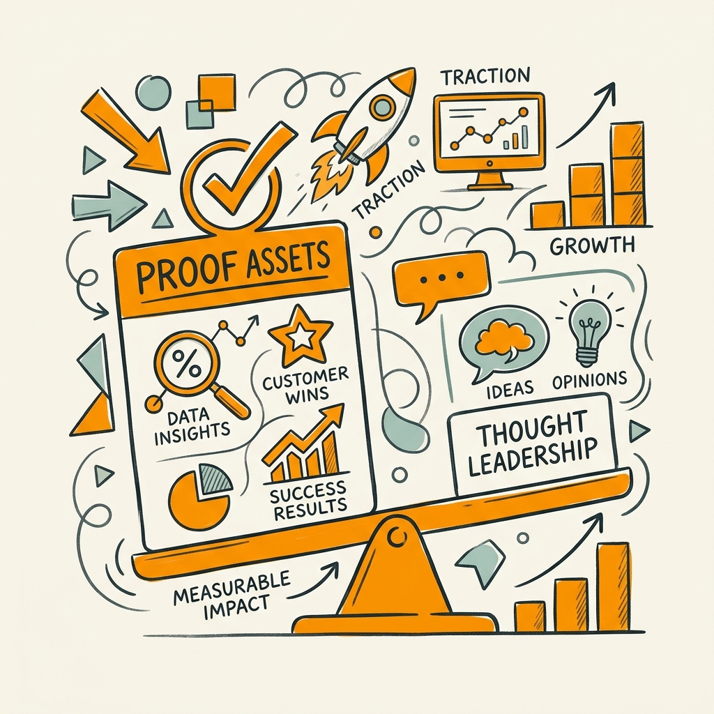 Step 3: Choose Your Proof Assets Over Thought Leadership