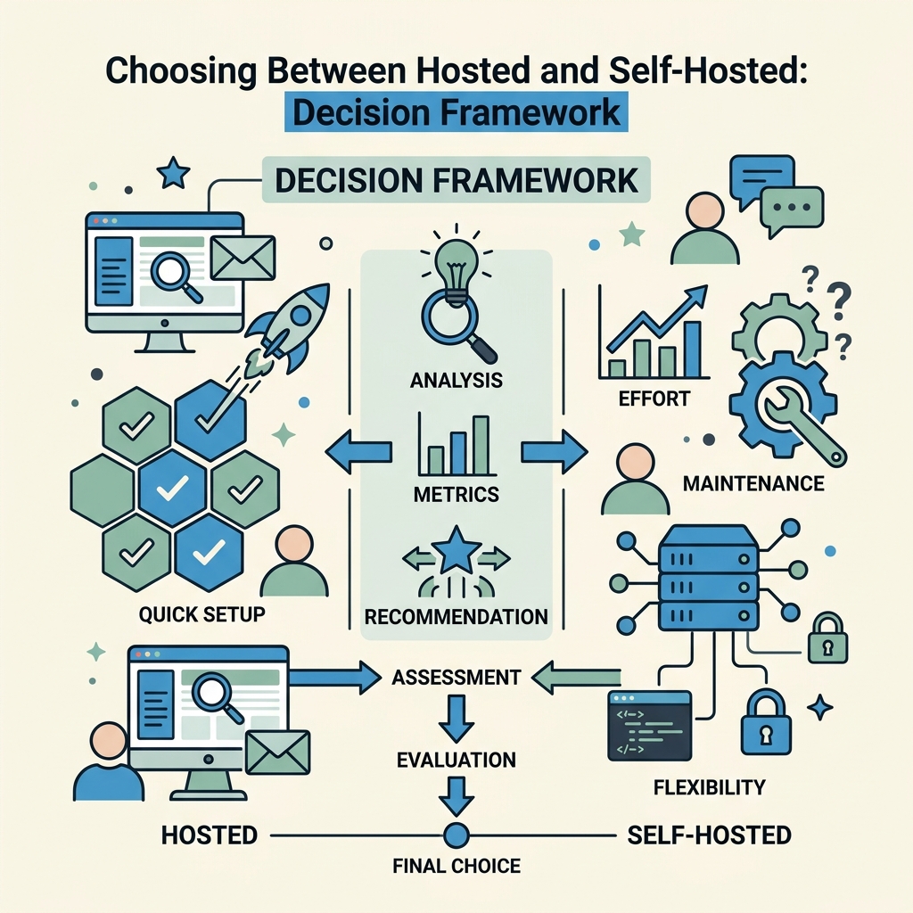 Choosing Between Hosted and Self-Hosted: Decision Framework