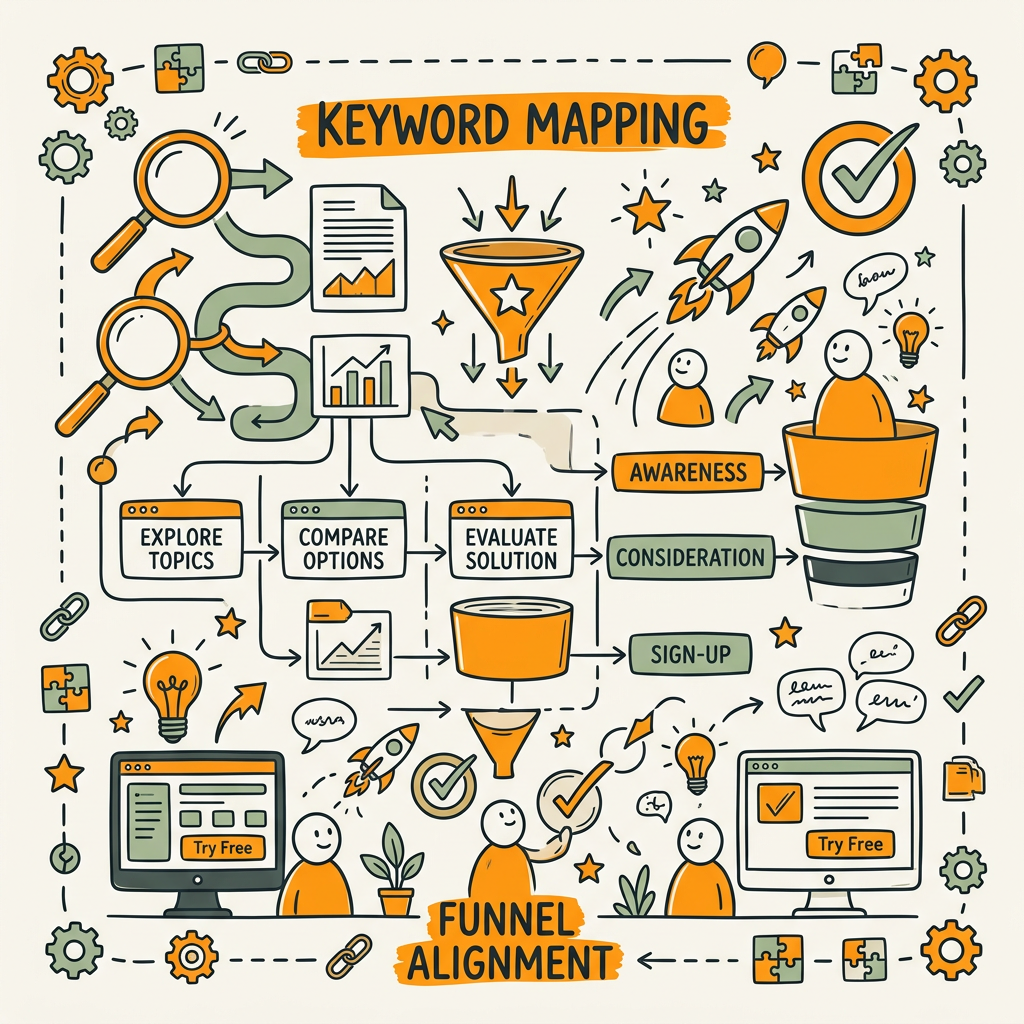 How to Map Keywords to Your Free Trial Funnel